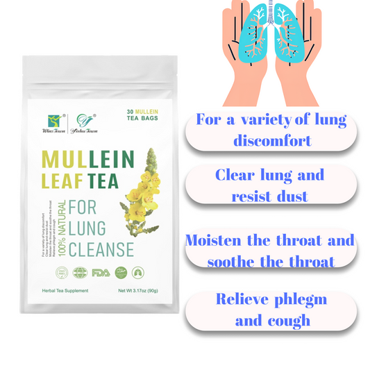 Mullein leaf tea detox lung smoker tea