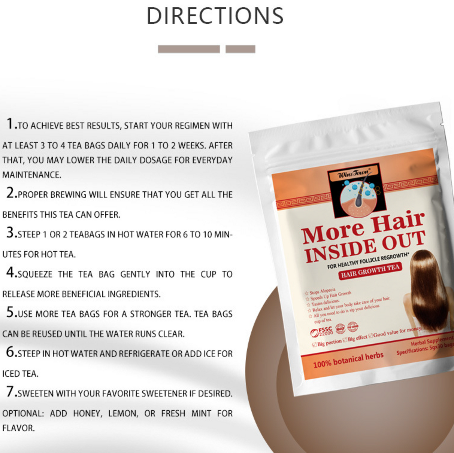 More Hair INSIDE OUT HAIR GROWTH TEA