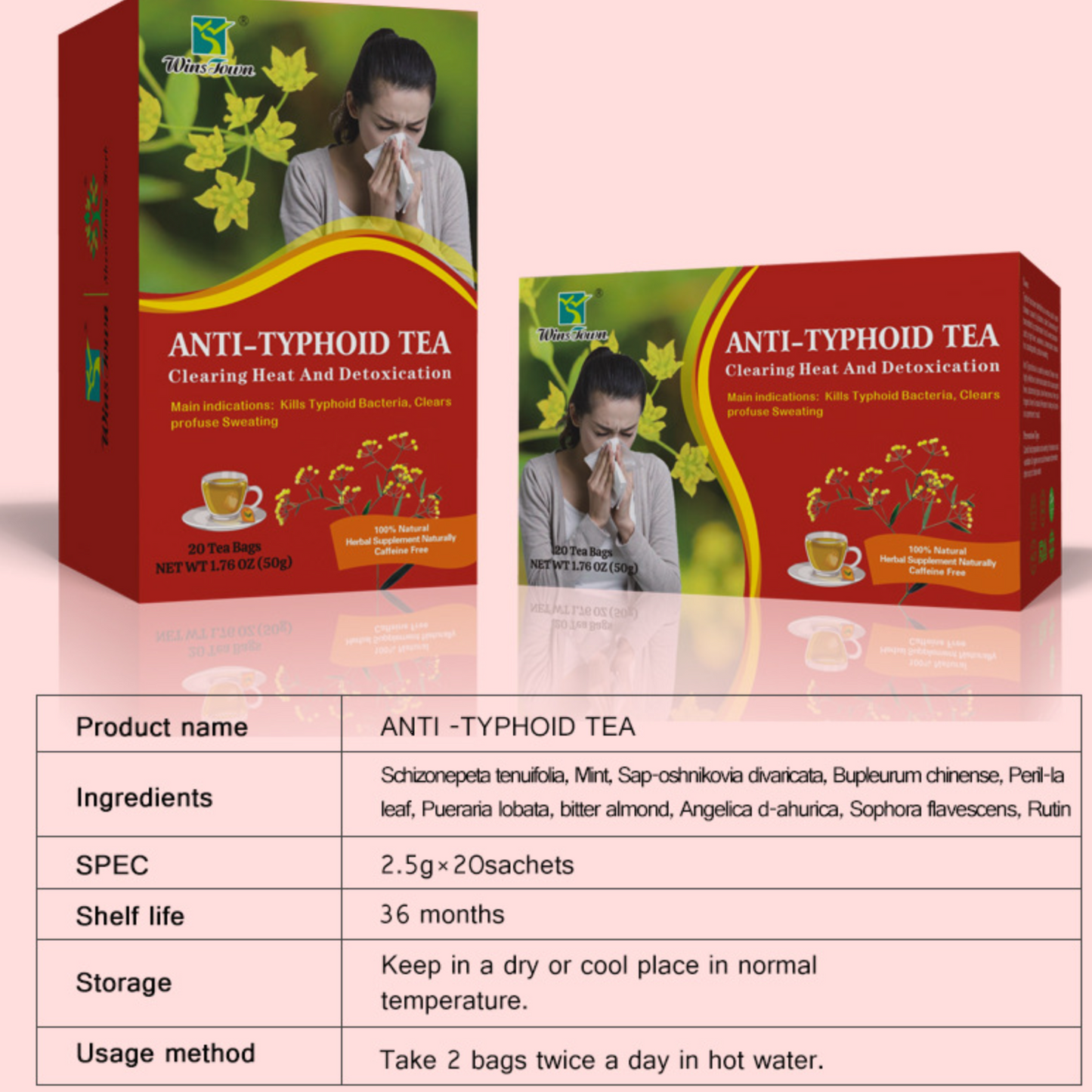 Anti-typhoid tea