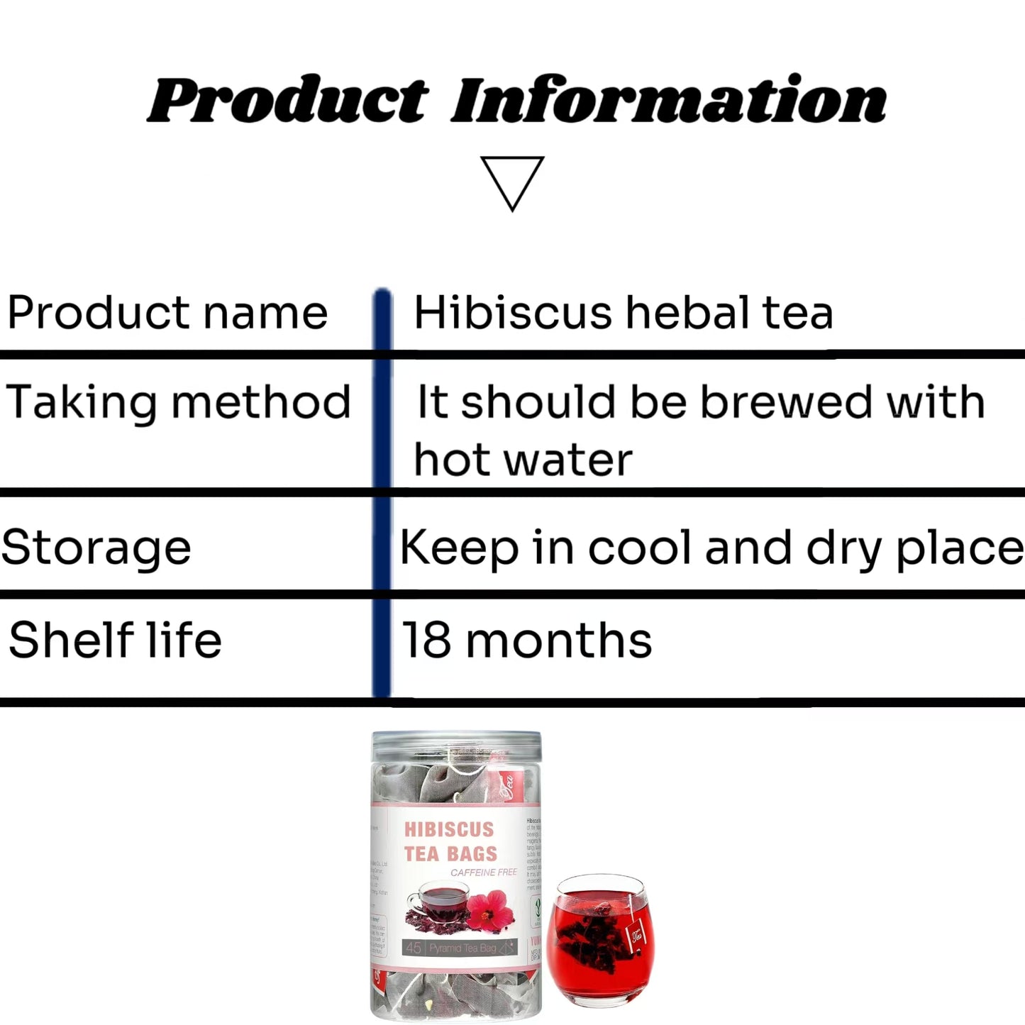 Hibiscus hebal tea