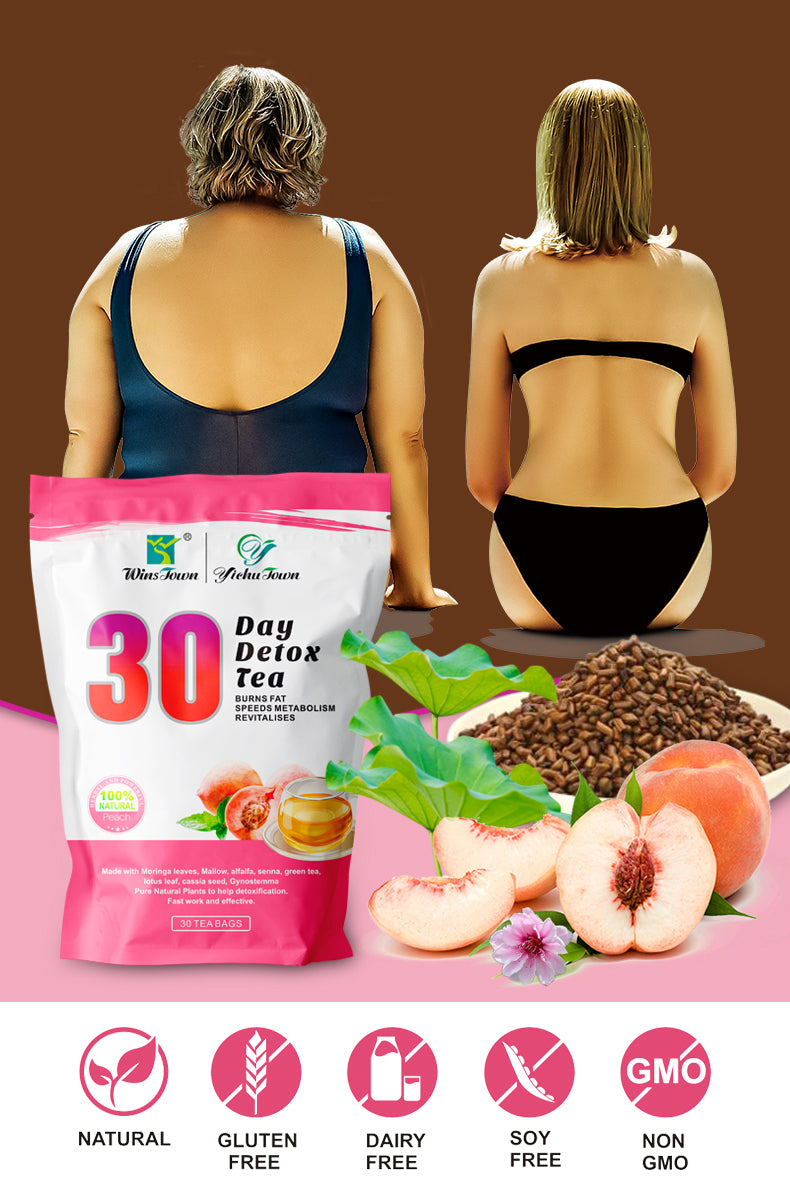 30day detox tea Peach flavor