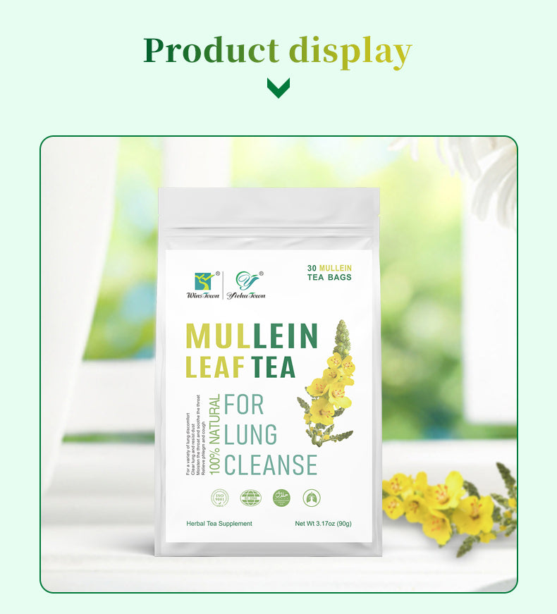 Mullein leaf tea detox lung smoker tea