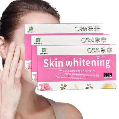 Skin whitening tea to remove acne smooth skin